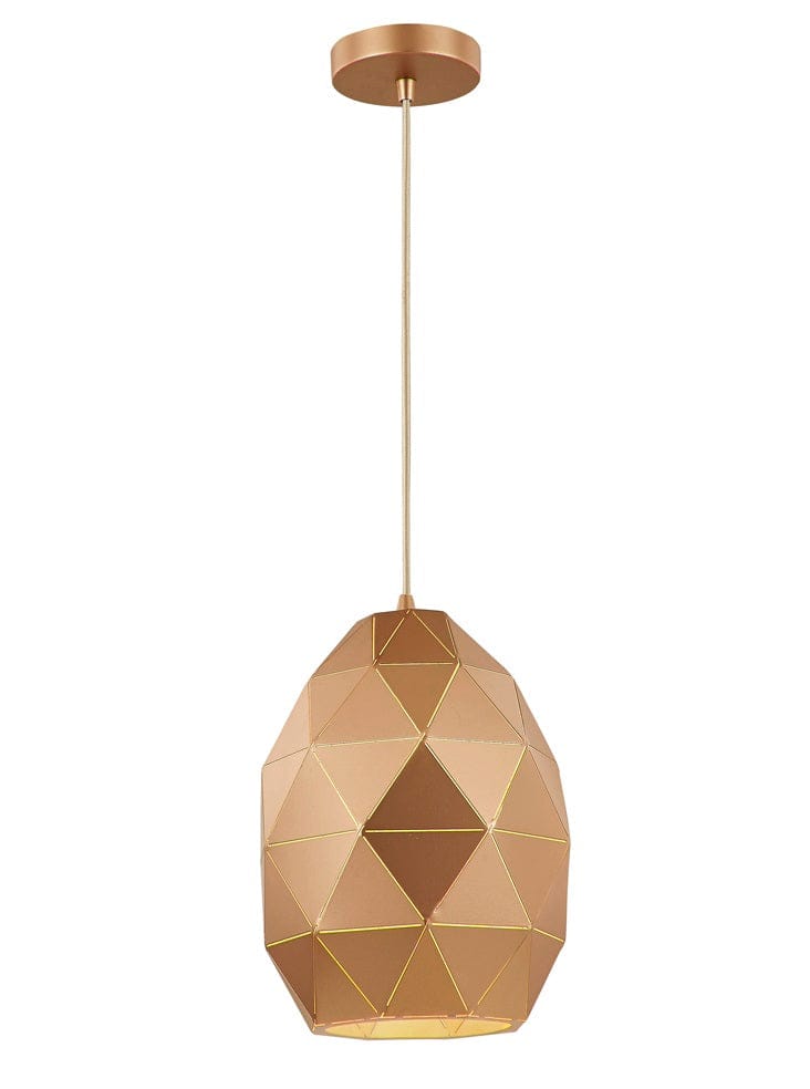 Franklite Lighting Tangent Oval Pendant - Gold Colour House of Isabella UK