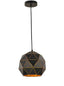 Franklite Lighting Tangent Small Pendant - Black / Gold House of Isabella UK