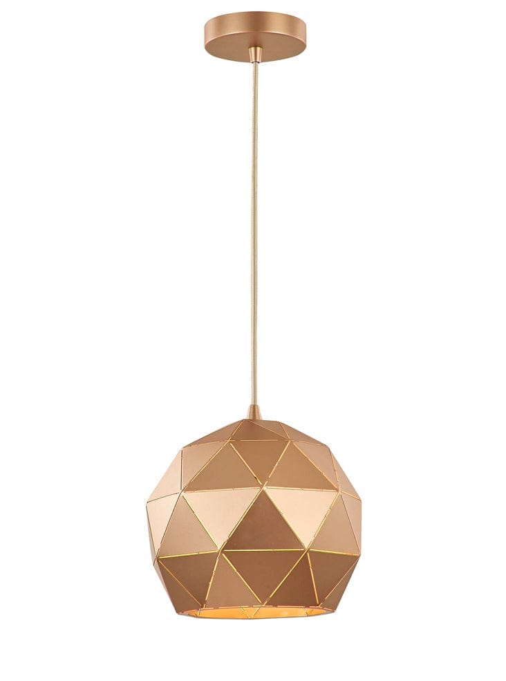 Franklite Lighting Tangent Small Pendant - Gold Colour House of Isabella UK