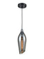 Franklite Lighting Taper Smoked Glass Pendant - Smoked House of Isabella UK