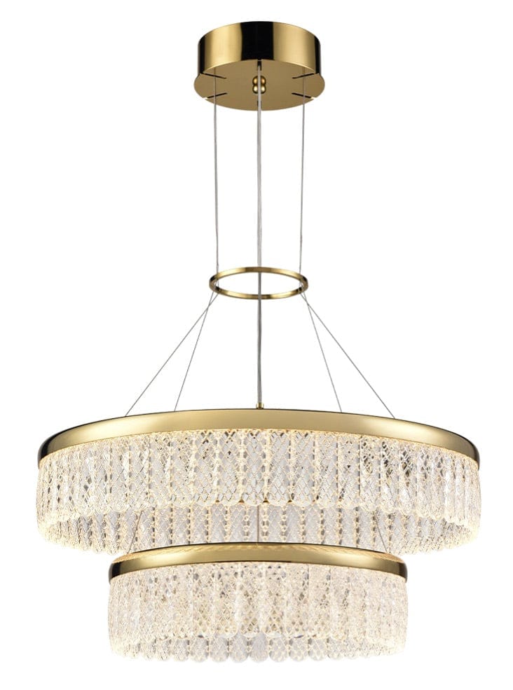 Franklite Lighting Victoria Double Tier Pendant House of Isabella UK