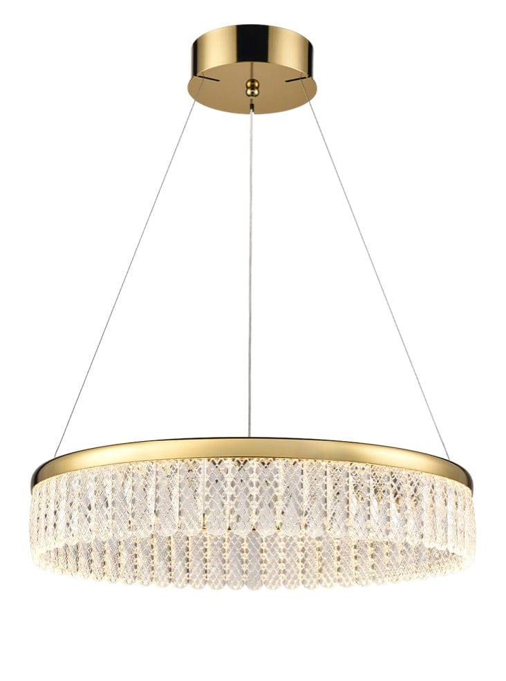 Franklite Lighting Victoria Single Tier Pendant 24W LED House of Isabella UK