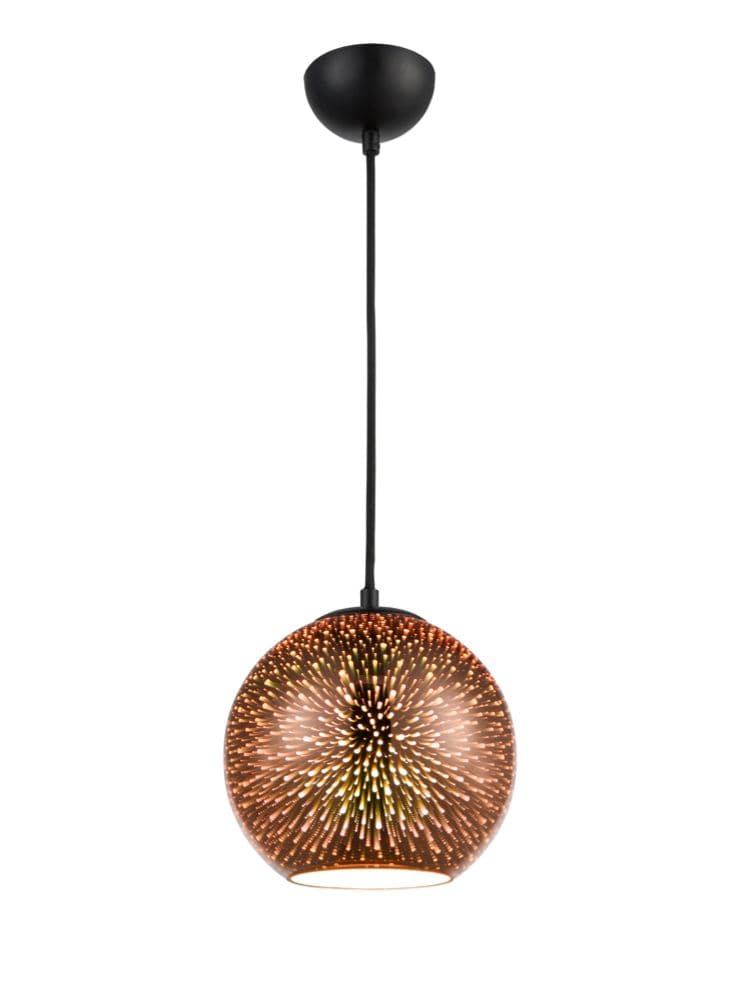 Franklite Lighting Vision 200mm Pendant - Copper House of Isabella UK