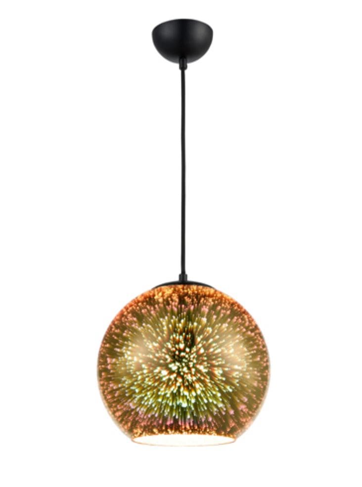 Franklite Lighting Vision 250mm Pendant - Gold Colour House of Isabella UK