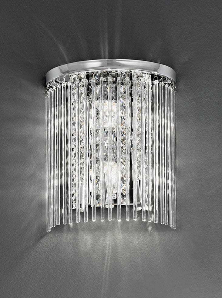 Franklite Lighting Wall Light IP44 Crystal House of Isabella UK
