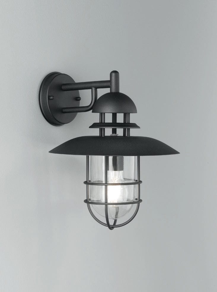 Franklite Lighting Wharf Exterior Wall Light - Black House of Isabella UK