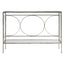Luano Silver Console Table