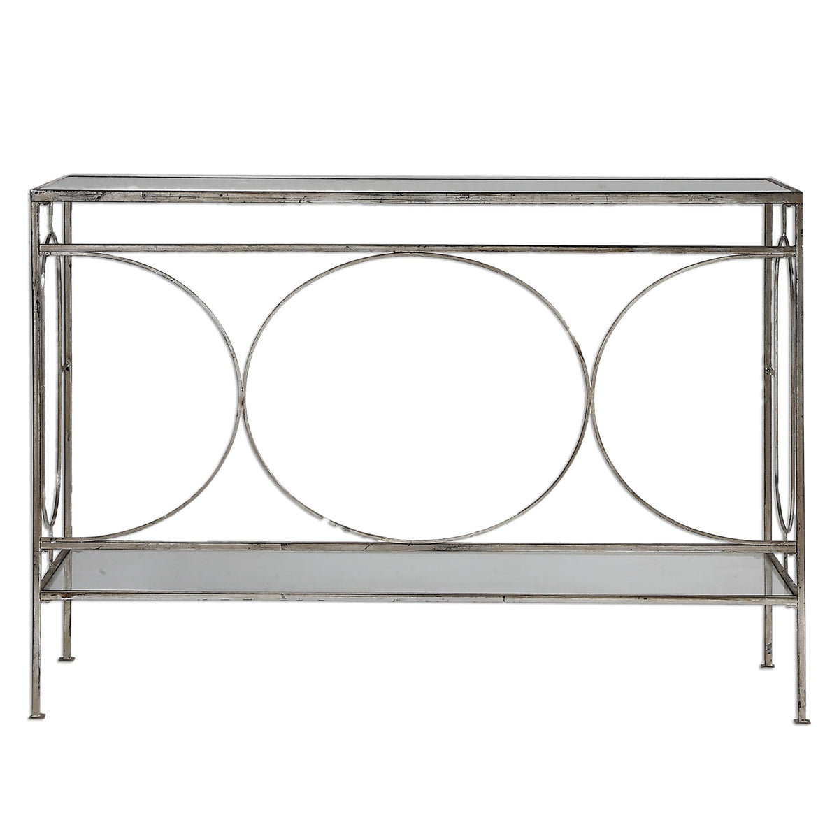 Luano Silver Console Table