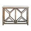 Catali Ivory Stone Console Table