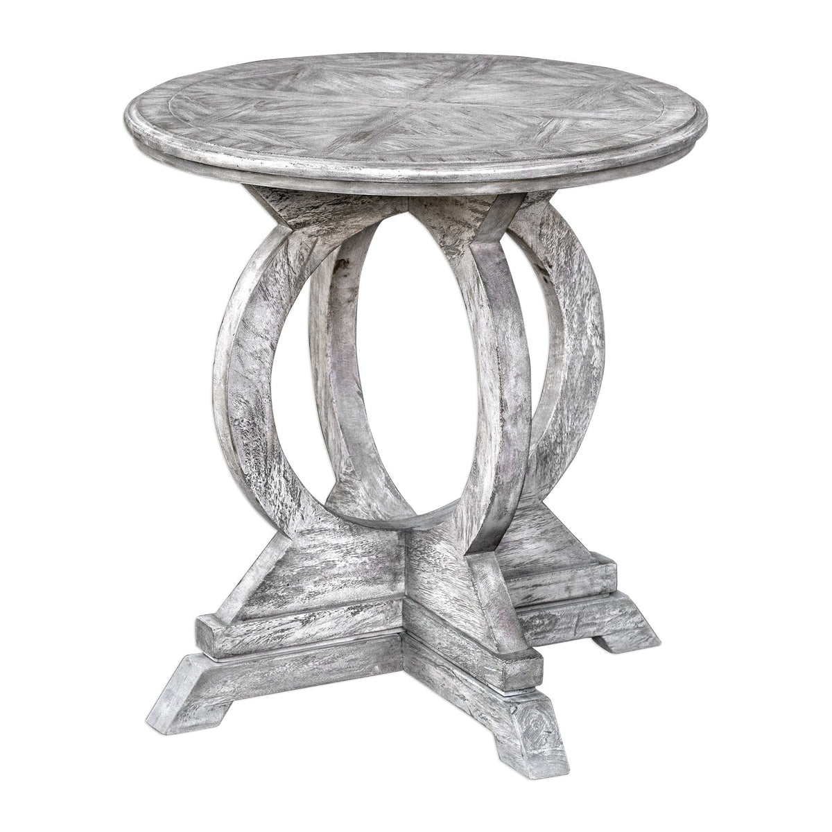 Maiva White Side Table