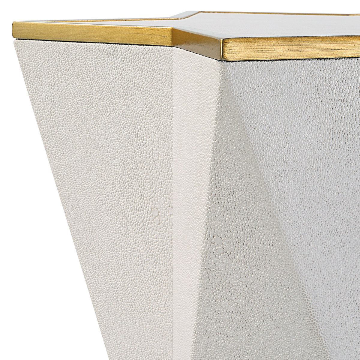 Capella White Accent Table