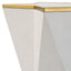 Capella White Accent Table