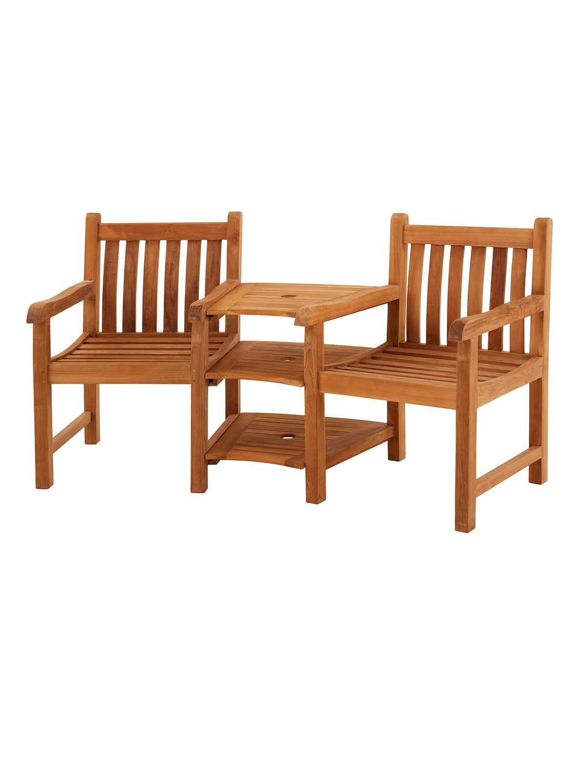 Garden Trading Accessories Ambleside Teak Companion Bench 2 Seater House of Isabella UK