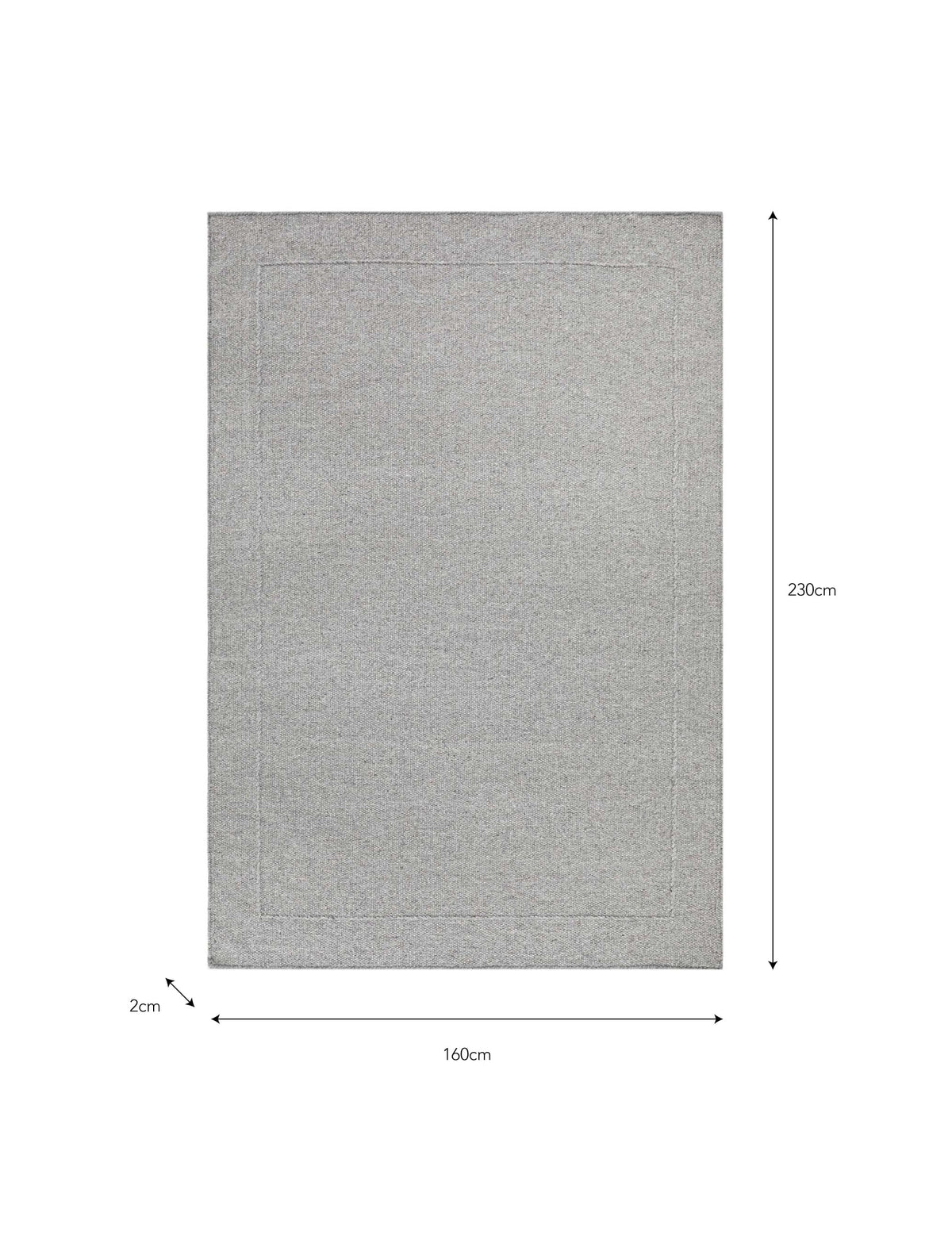 Garden Trading Accessories Ayleworth Rug 160x230cm Natural Wool House of Isabella UK