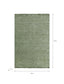Garden Trading Accessories Falfield Rug 120x180cm Moss Green Wool House of Isabella UK