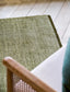 Garden Trading Accessories Falfield Rug 200x300cm Moss Green Wool House of Isabella UK