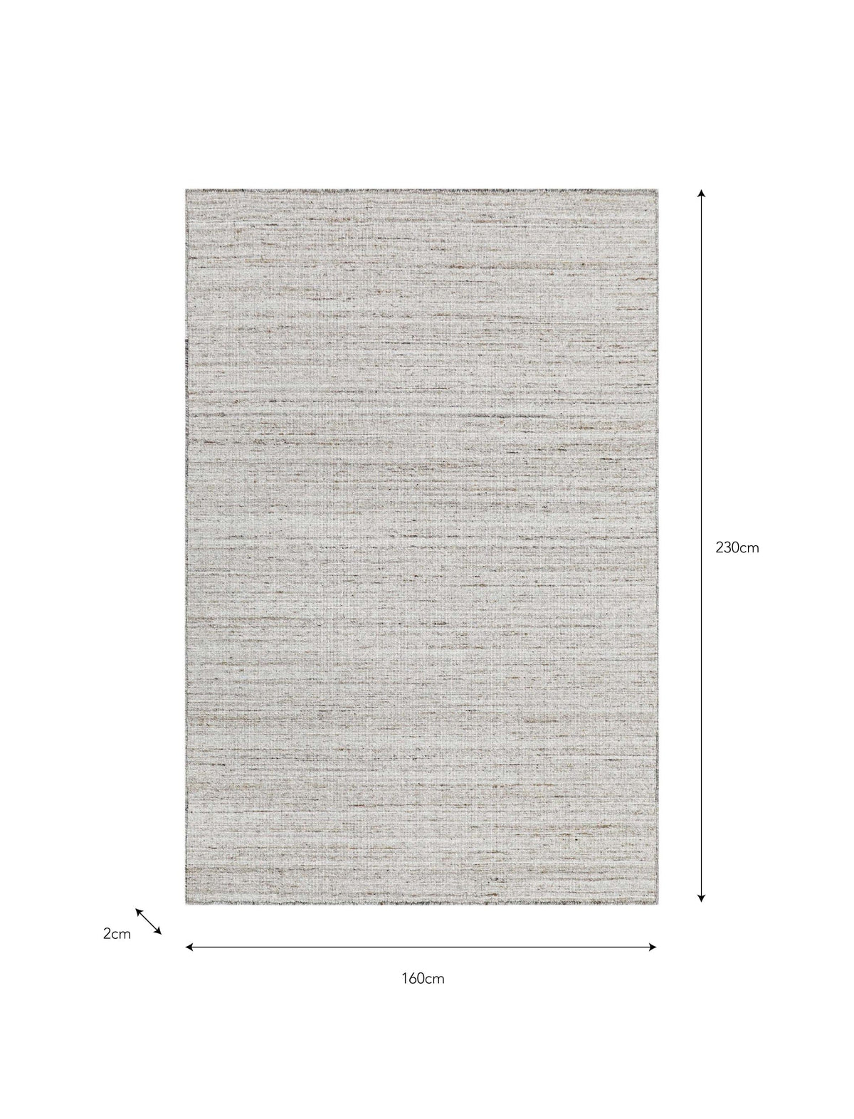 Garden Trading Accessories Fencott Rug 160x230cm Natural Wool House of Isabella UK