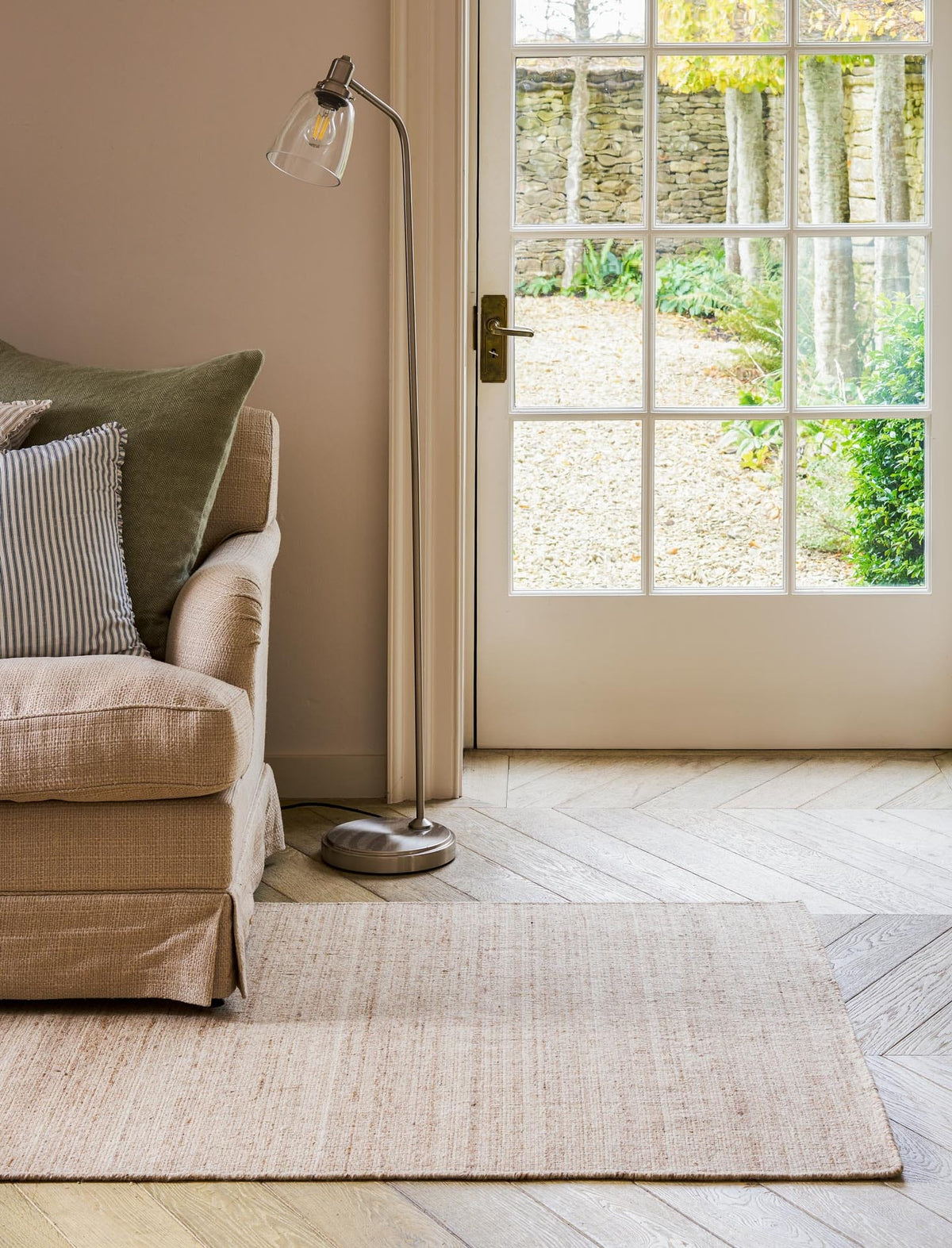 Garden Trading Accessories Fencott Rug 160x230cm Natural Wool House of Isabella UK