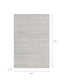 Garden Trading Accessories Fencott Rug 200x300cm Natural Wool House of Isabella UK