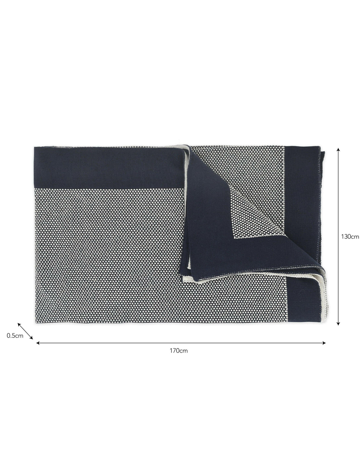 Framlingham Throw - Ink.