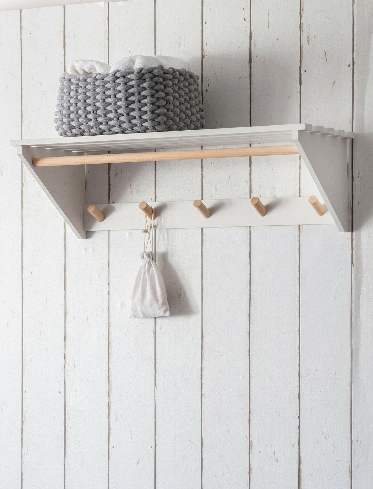 Melcombe Slatted Laundry Shelf.