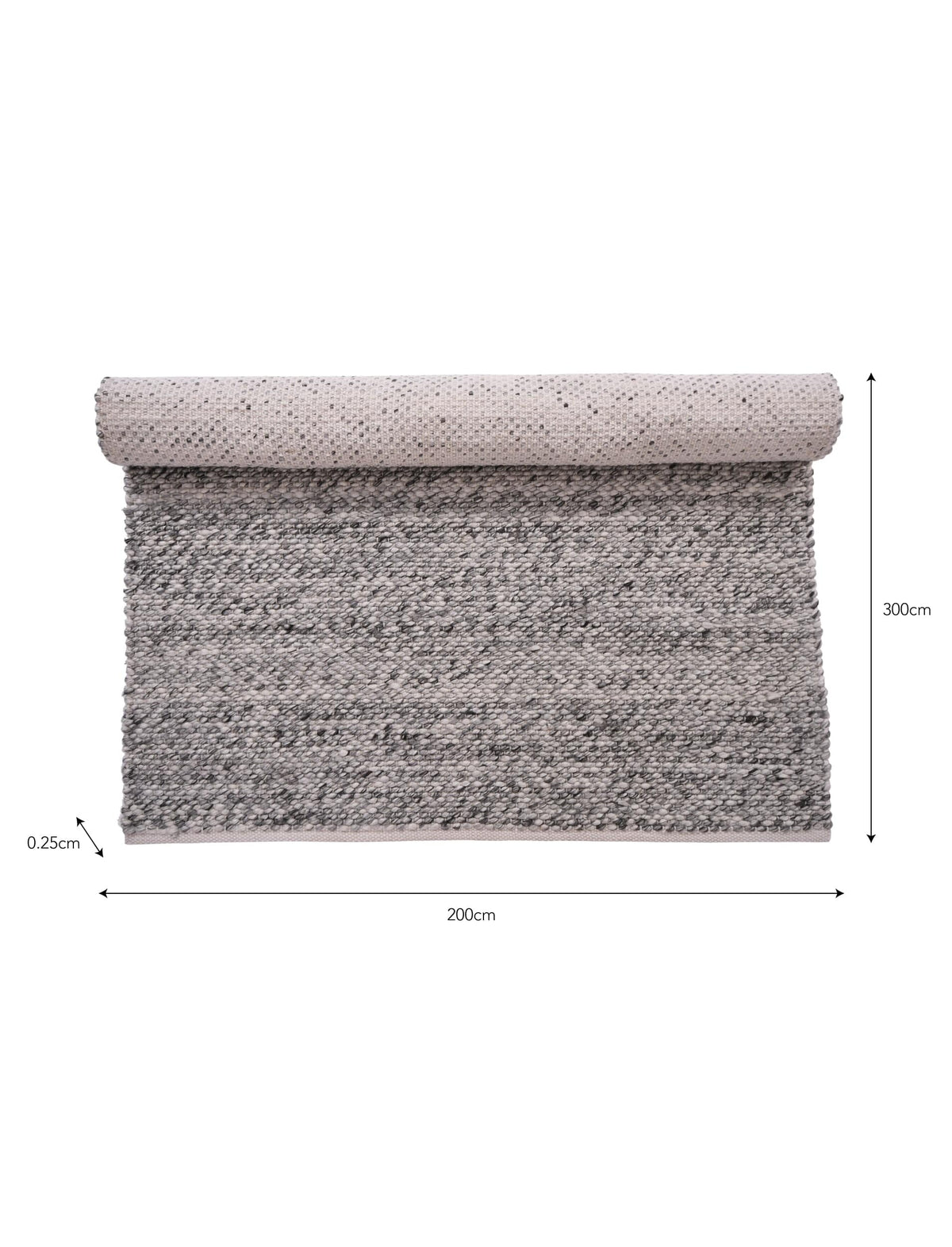 Garden Trading Accessories Ramsbury Rug 200x300cm Grey House of Isabella UK