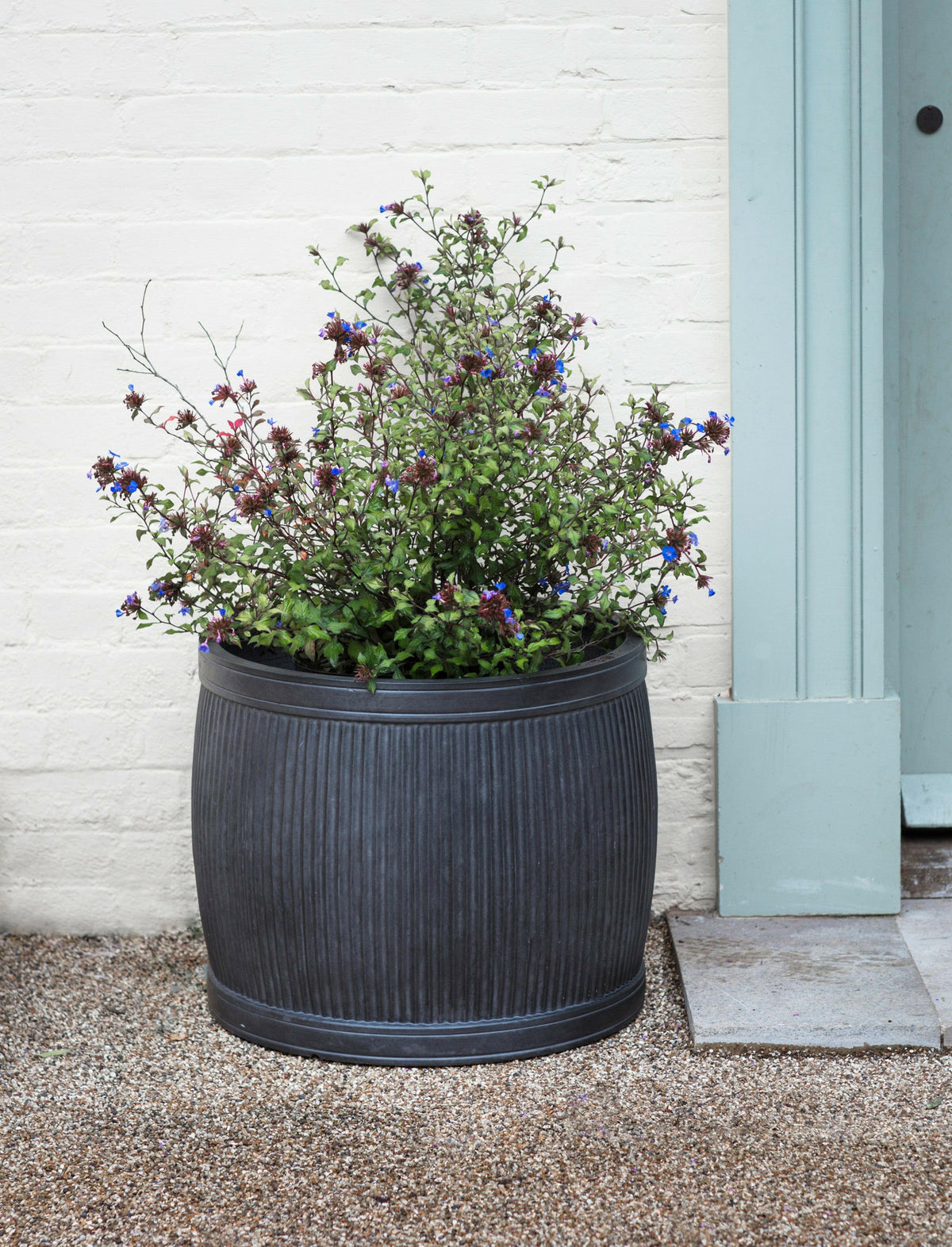 Set of 2 Bathford Round Planters.