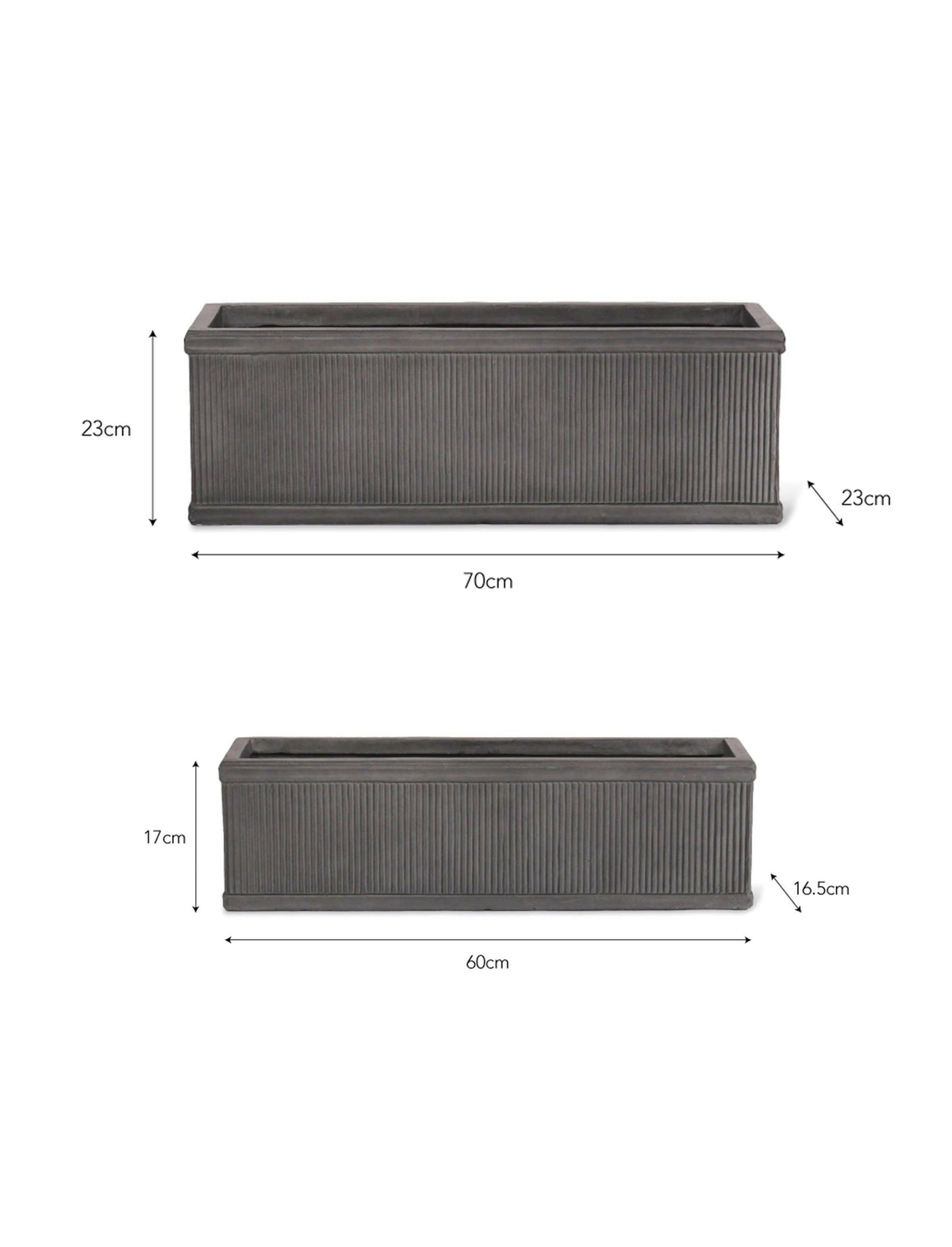 Set of 2 Bathford Troughs.