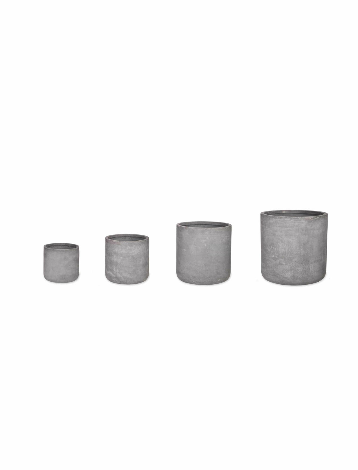 Set of 4 Brockwell Planters - Grey.