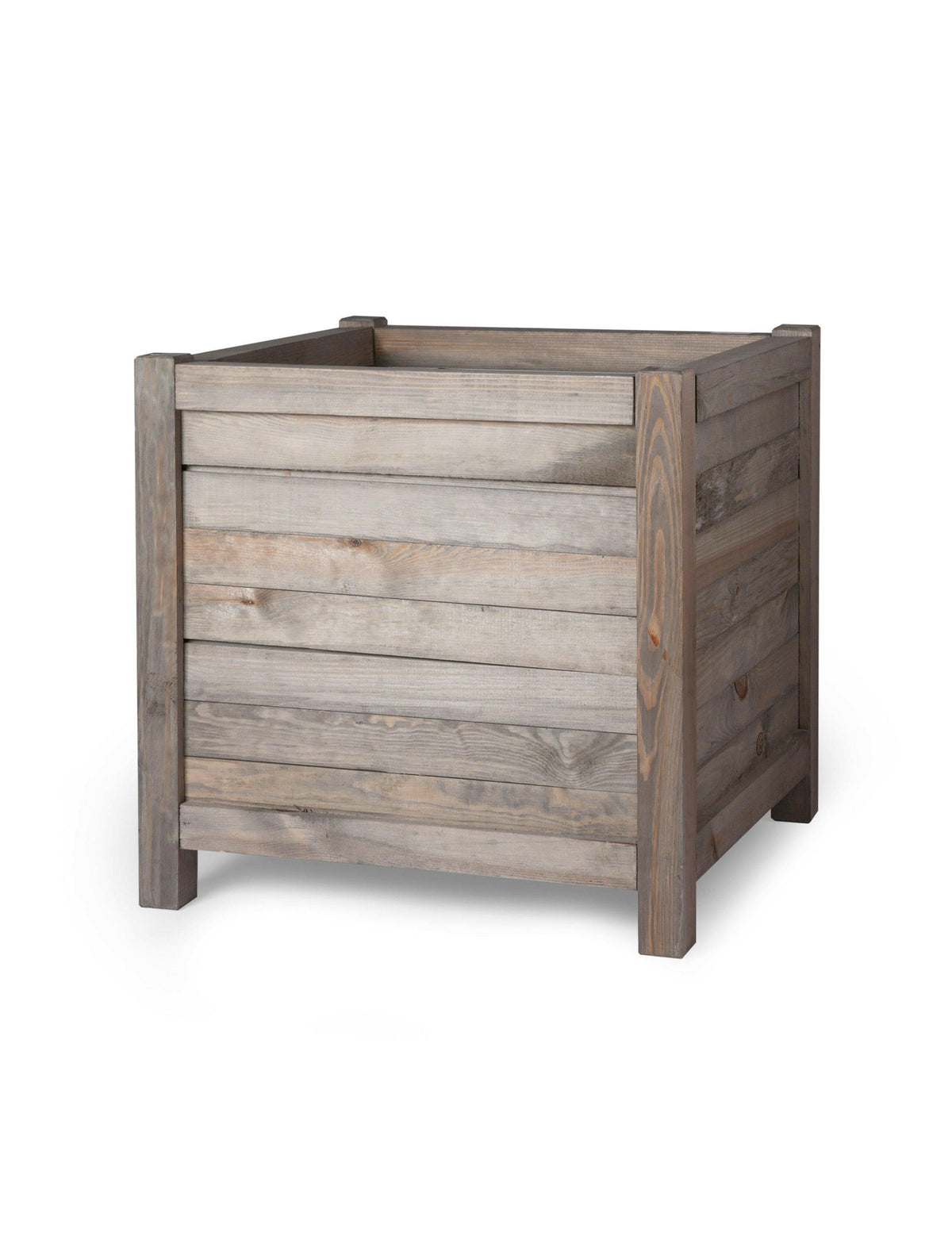 Square Wooden Planter - 60cm.