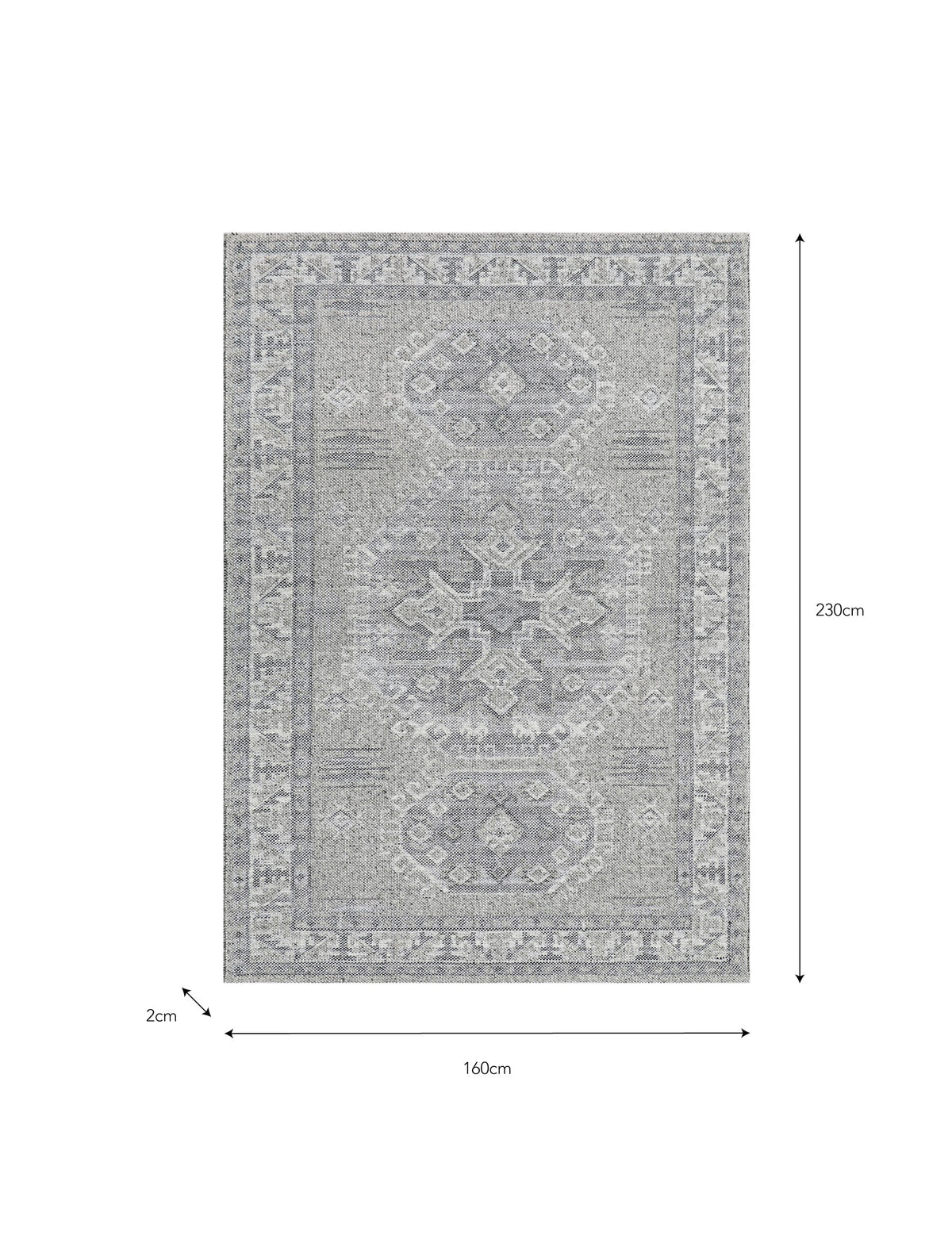Garden Trading Accessories Syde Rug 160x230cm Multi Wool House of Isabella UK