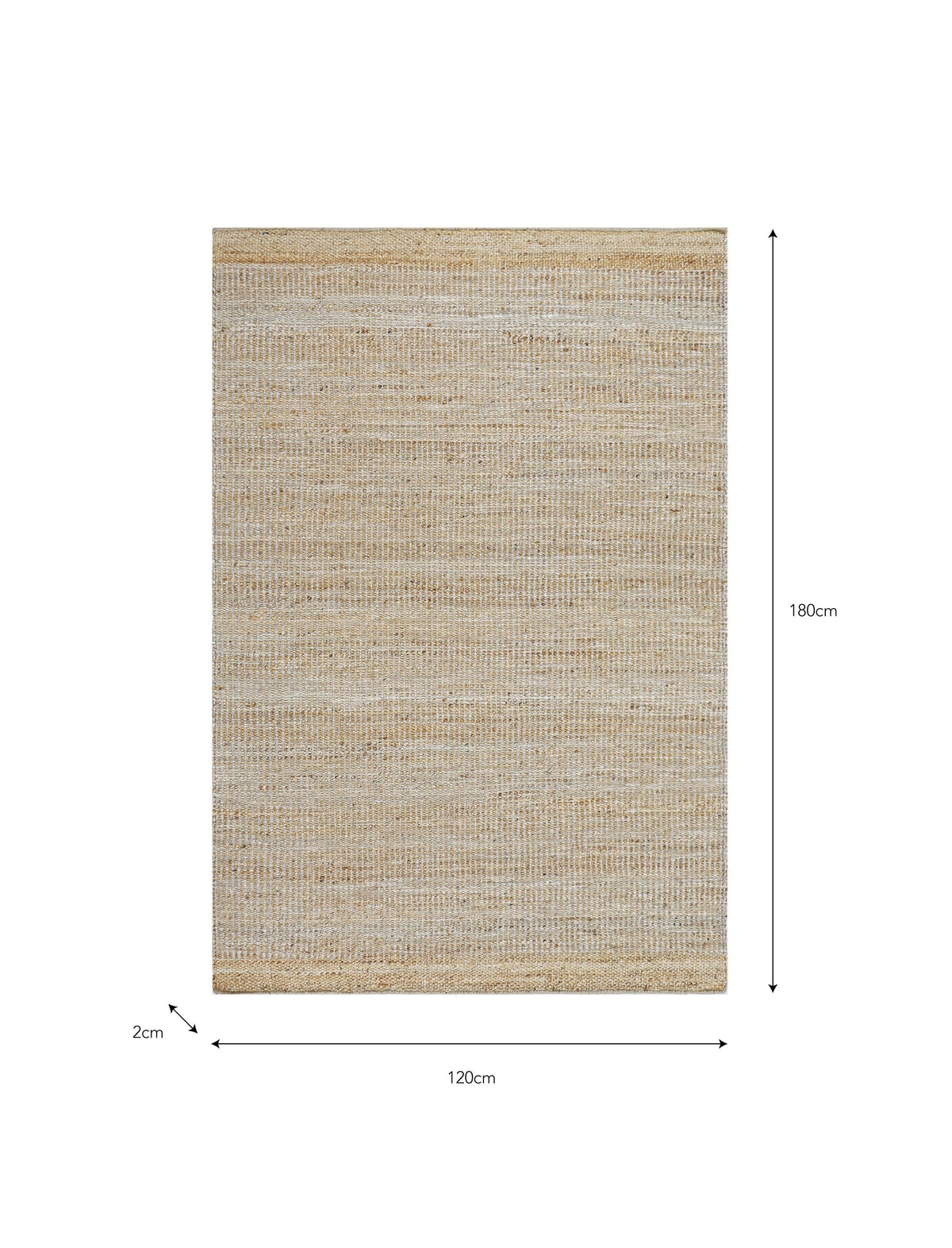 Garden Trading Accessories Thornbury Rug 120x180cm Wool & Jute Mix House of Isabella UK