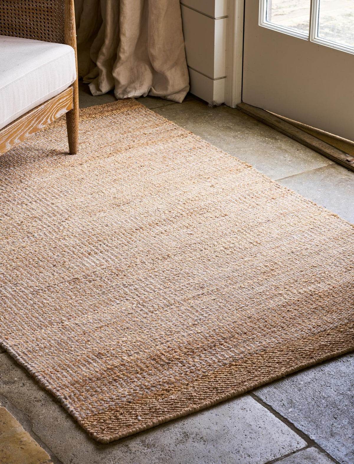 Garden Trading Accessories Thornbury Rug 120x180cm Wool & Jute Mix House of Isabella UK