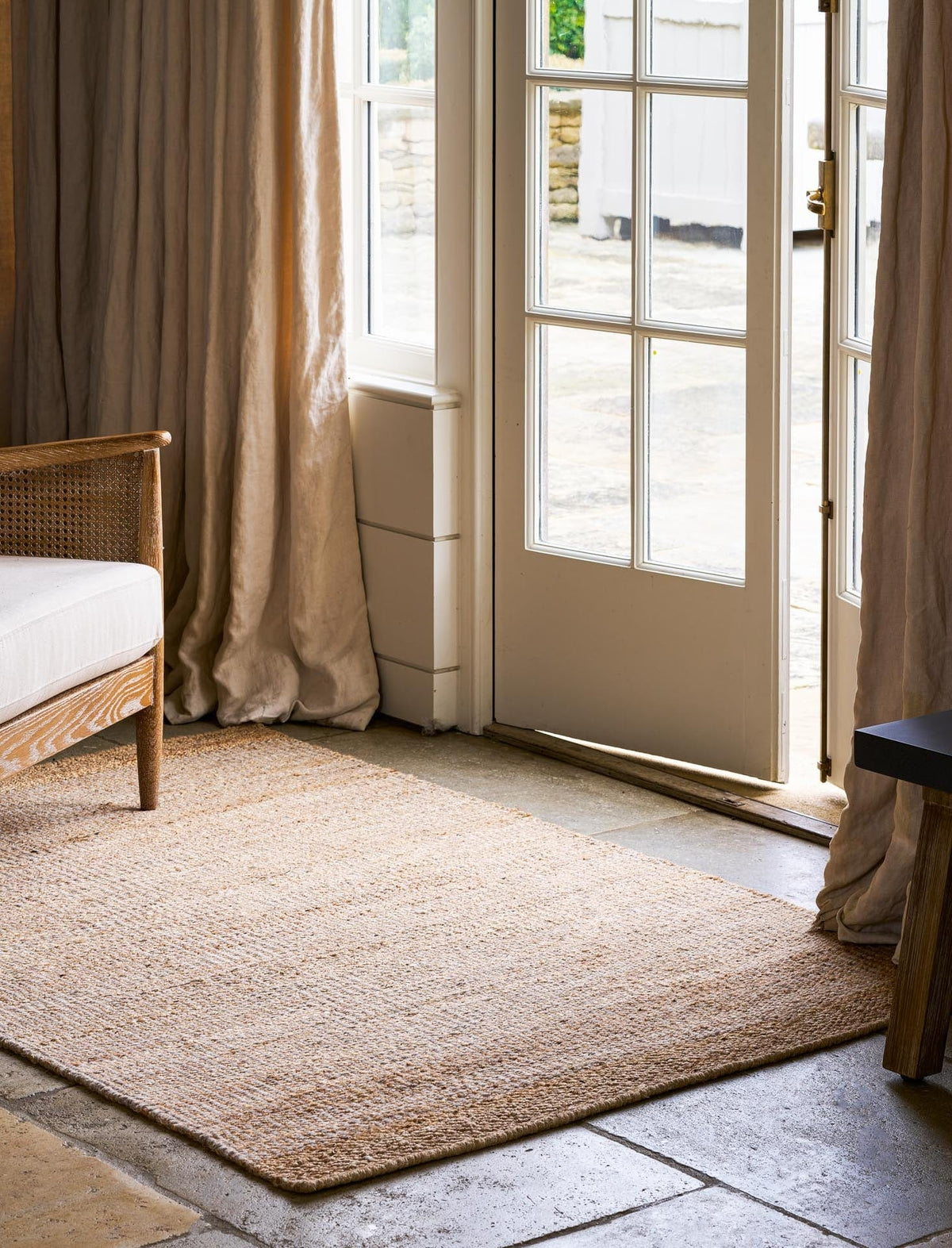 Garden Trading Accessories Thornbury Rug 160x230cm Wool & Jute Mix House of Isabella UK