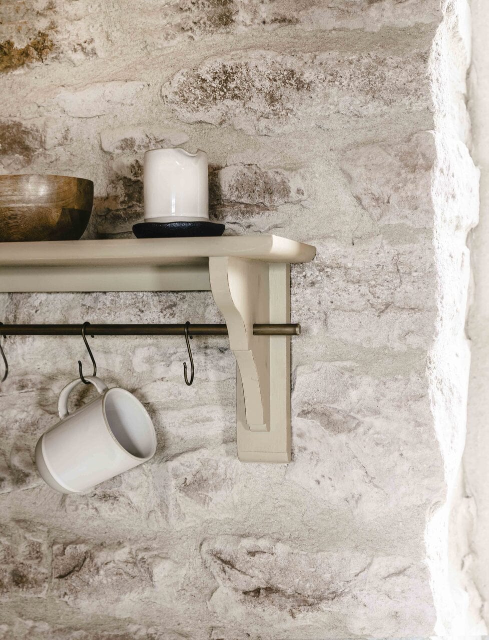 Garden Trading Accessories Walcote Shelf Medium Clay House of Isabella UK