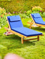 Garden Trading Accessories Winchcombe Sun Lounger Cushion Blue House of Isabella UK