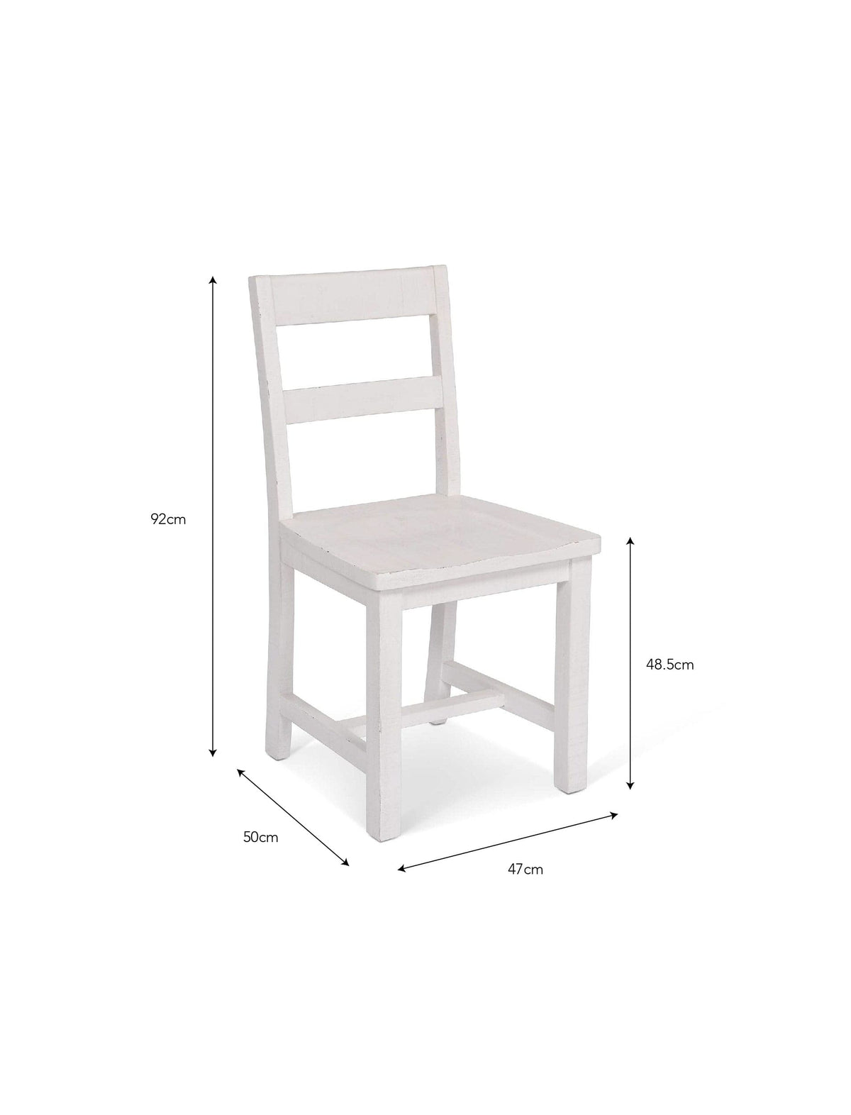 Garden Trading Dining Ashwell Dining Chair Set of 2 Whitewash House of Isabella UK