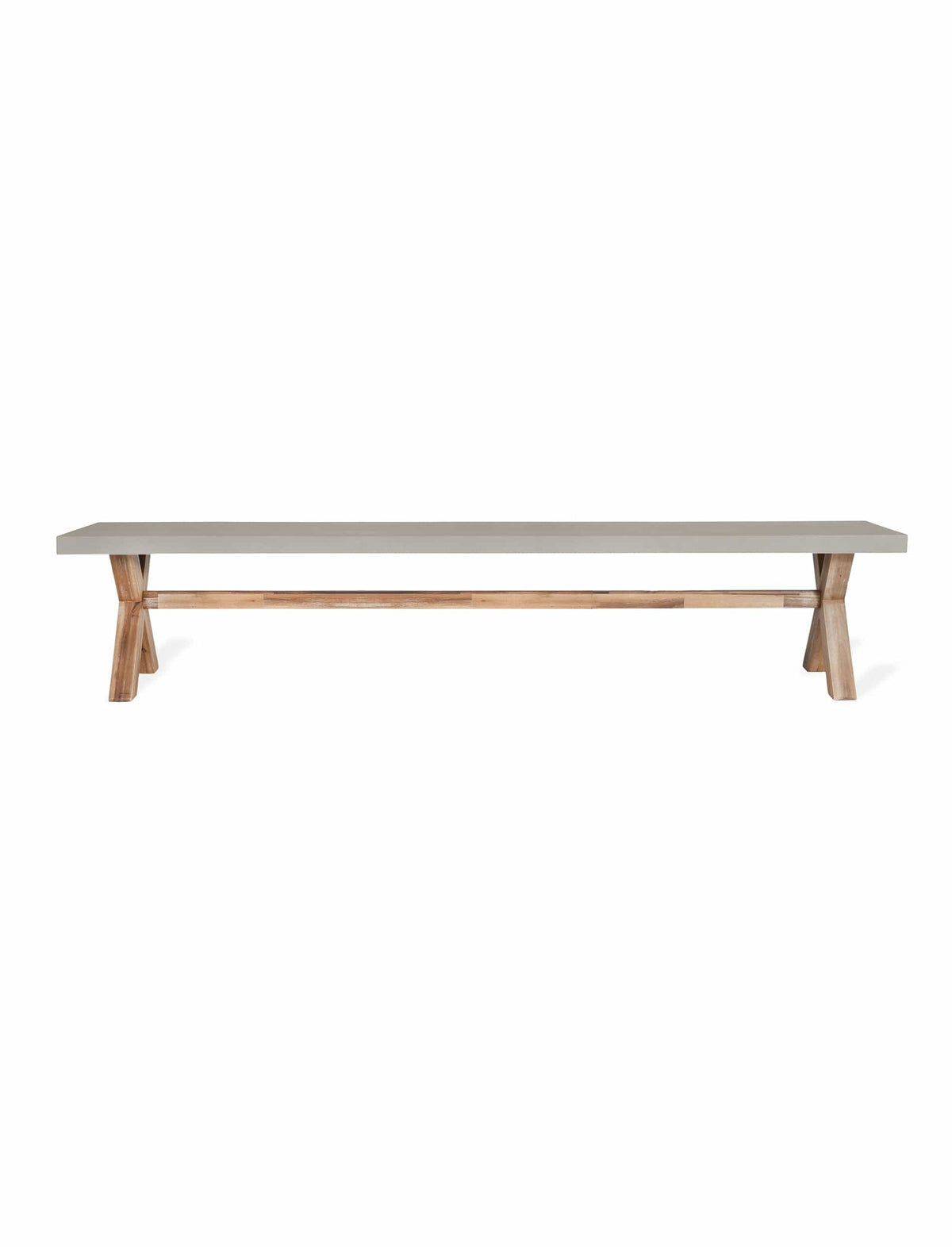 Garden Trading Dining Burford Bench, Large in Natural - Polystone House of Isabella UK
