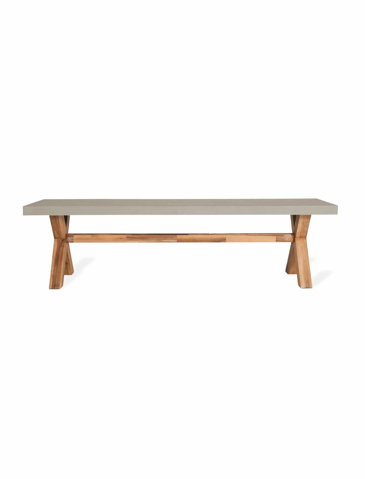 Garden Trading Dining Burford Bench, Small in Natural - Polystone House of Isabella UK