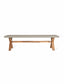 Garden Trading Dining Burford Bench, Small in Natural - Polystone House of Isabella UK