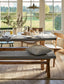 Garden Trading Dining Burford Bench, Small in Natural - Polystone House of Isabella UK