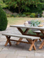 Garden Trading Dining Burford Bench, Small in Natural - Polystone House of Isabella UK