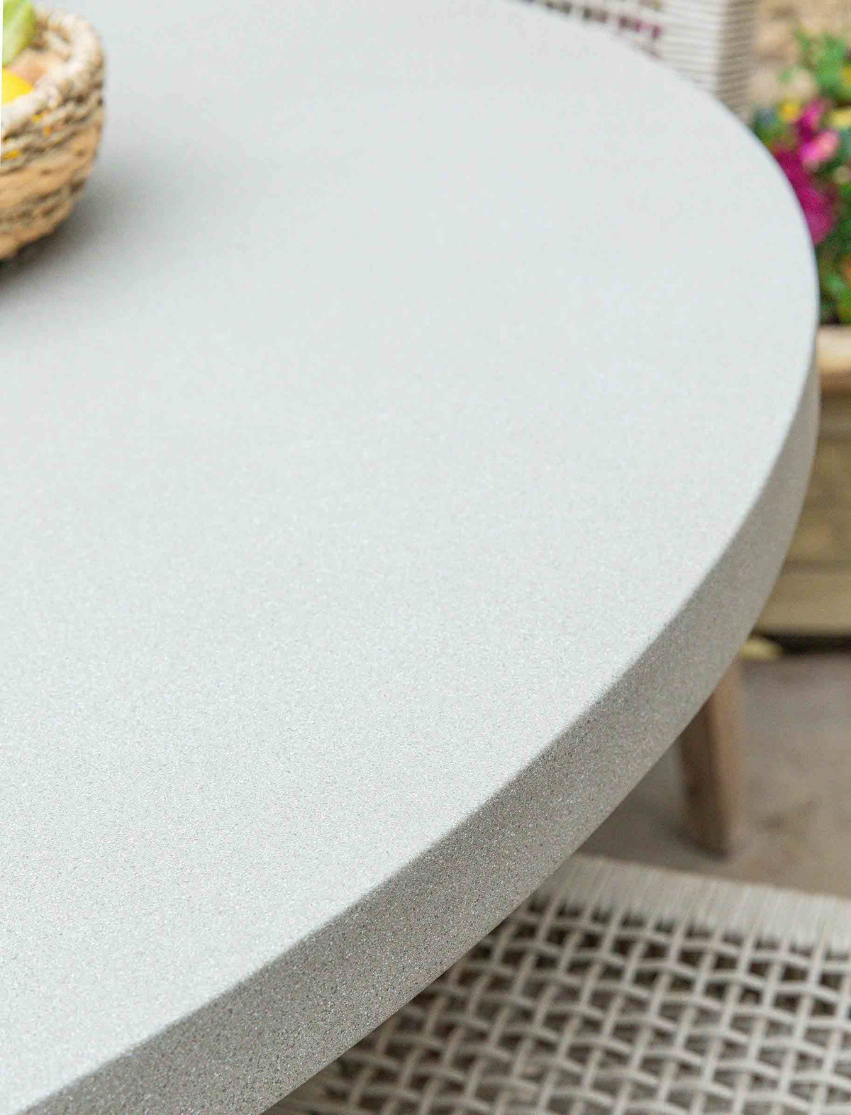 Garden Trading Dining Burford Round Dining Table 120 cm Grey House of Isabella UK