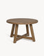 Garden Trading Dining Chilford Solid Wood Round Dining Table Natural House of Isabella UK