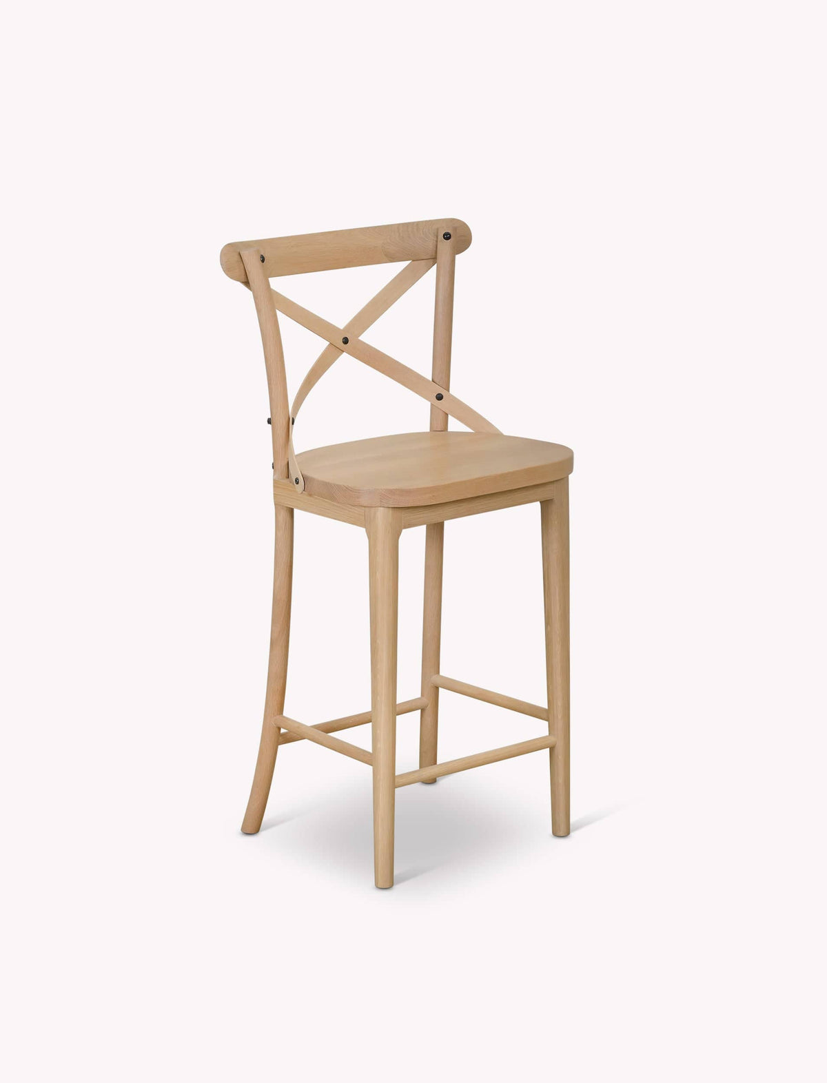 Garden Trading Dining Ferndale Cross Back Bar Stool Natural House of Isabella UK