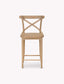 Garden Trading Dining Ferndale Cross Back Bar Stool Natural House of Isabella UK