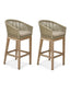Garden Trading Dining Lynton Bar Stool Set of 2 Grey House of Isabella UK