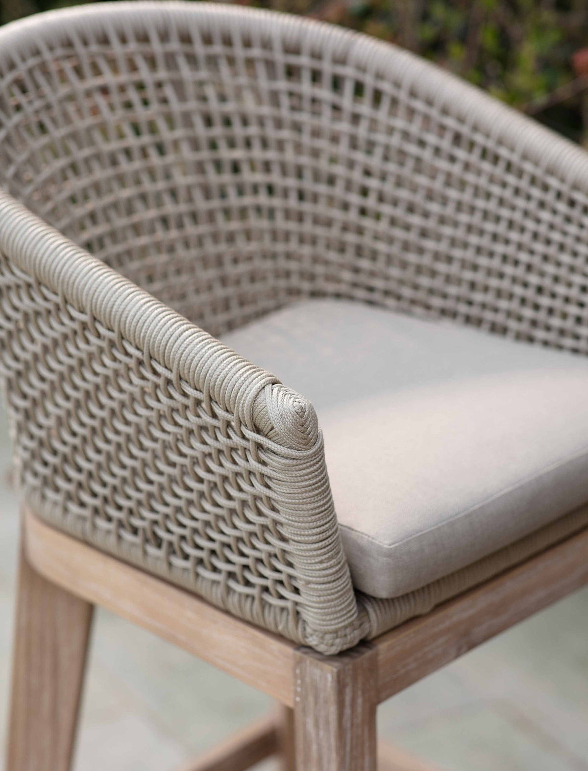 Garden Trading Dining Lynton Bar Stool Set of 2 Grey House of Isabella UK