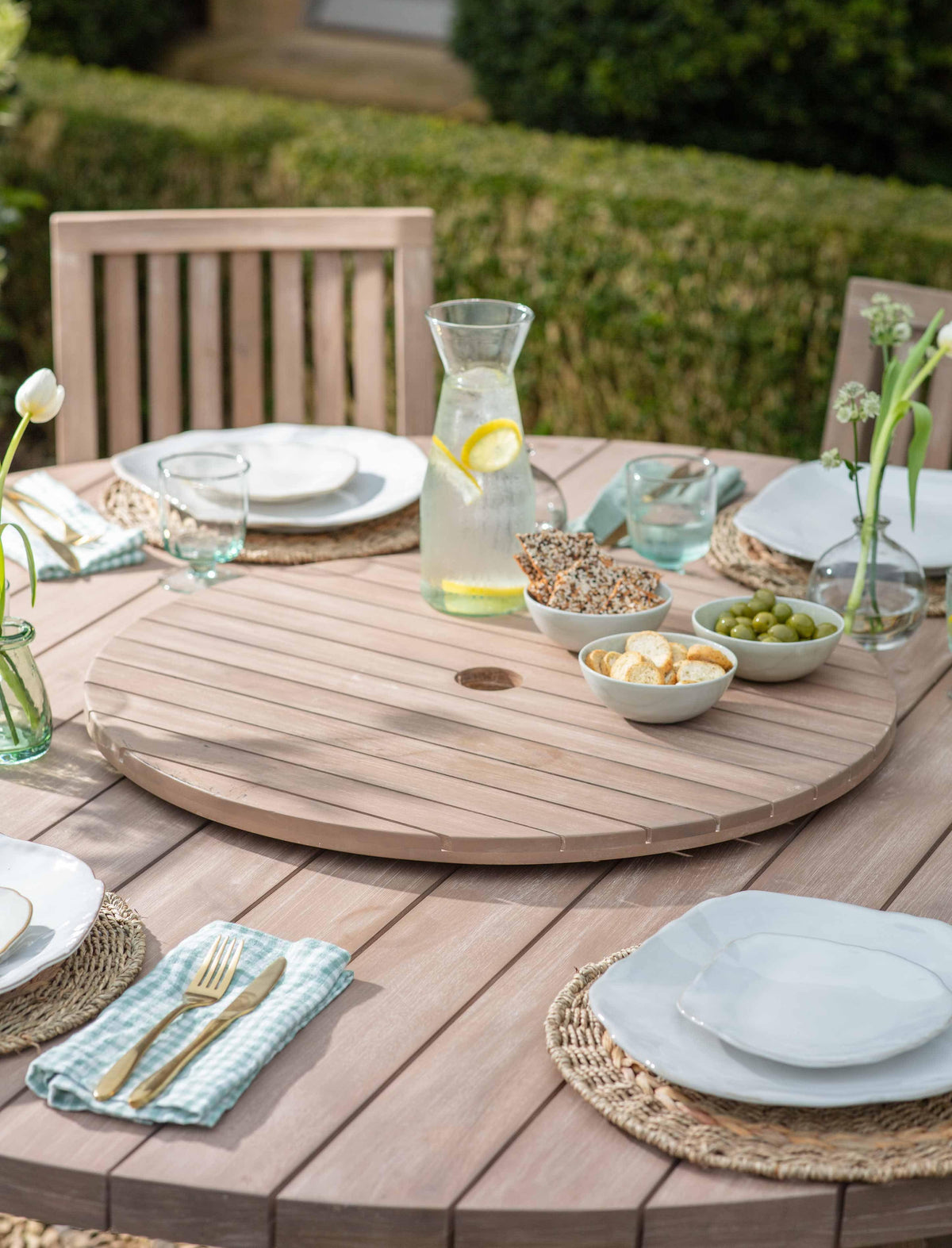 Garden Trading Dining Porthallow Lazy Susan Natural House of Isabella UK