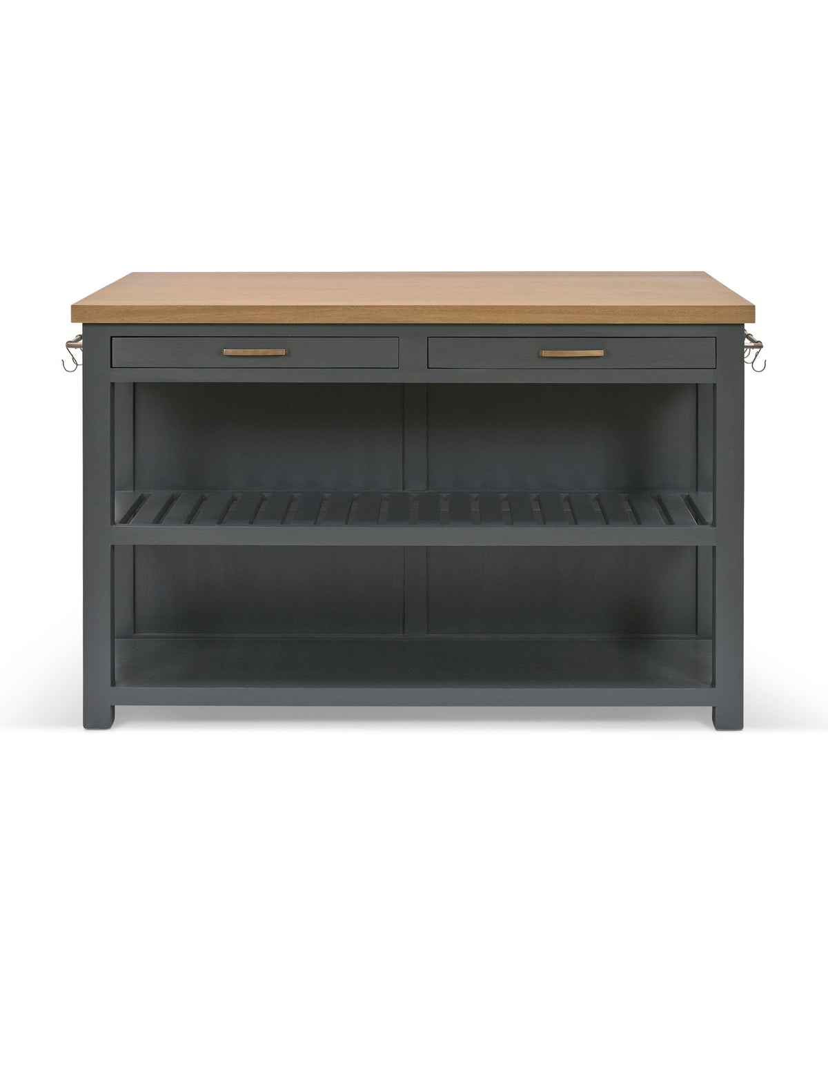 Garden Trading Dining Walcote Kitchen Island Forest Green Wood House of Isabella UK